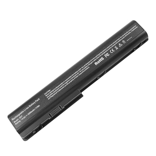 8 Cells Laptop Battery for HP Pavilion DV7-1232NR / DV7-1243CL / DV7-1245DX / DV7-3065DX / DV7-3085DX / DV7-3165DX, P/N HSTNN-DB75 HSTNN-IB74 HSTNN-IB75 HSTNN-OB75 GA08 HSTNN-C50C HSTNN-DB74