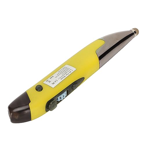 Yinhing Pen Rechargeable Portable Optical Mode for PC Laptop Luminous Silent Handheld Small Design (Yellow) - color: Yellow