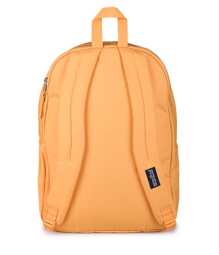JanSport Laptop Backpack - Computer Bag with 2 Compartments, Ergonomic Shoulder Straps, 15” Laptop Sleeve, Haul Handle - Orange Soda - color: Orange Soda