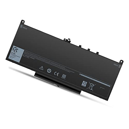 E7470 E7270 J60J5 Battery for Dell Latitude E7470 7470 7270 E7270 7270 | Laptop Battery Replacement for 1W2Y2 0MC34Y MC34Y R1V85 242WD GG4FM WYWJ2 0F1KTM 451-BBSX 451-BBSY 451-BBSU [7.6V /55WH] - size: 12.85*5.67*1.26 inch E7470