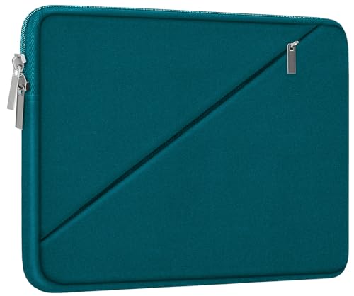 Laptop Sleeve 15.6 inch, Traveling Carrying Computer Bag with Zippered Pocket, Shockproof Protective Laptop Case Compatible for Apple Notebook, HP, Dell, Acer, Asus, Lenovo, Cyan - color: Cyan, size: 15.6 inch
