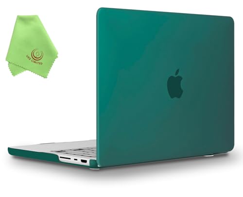 UESWILL Compatible with MacBook Pro 16 inch Case 2021-2026 Release M5 M4 M3 M2 M1 Pro Max chip Model: A3429 A3428 A3403 A3186 A2991 A2780 A2485, Matte Hard Shell Cover, Peacock Green - color: Peacock Green, size: MacBook Pro 16" (M1 M2 M3 M4 M5)