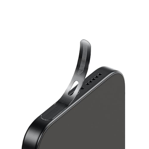 for iPhone 17 Pro Earpiece Speaker Mesh Anti Dust Proof Adhesive Cover - 5PCS / Black - color: Black, size: iPhone 17 Pro