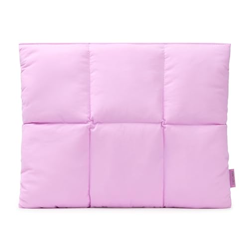 Comfyable Puffy Laptop Sleeve 15 16 Inch, Quilted Puffer Laptop Carrying Case for Women, Pillow Pouch Compatible for MacBook Air M5 & MacBook Pro M5 Pro/Max 2026, Lavender - color: Lavender Pink, size: For 15" Mac Air / 16" Mac Pro