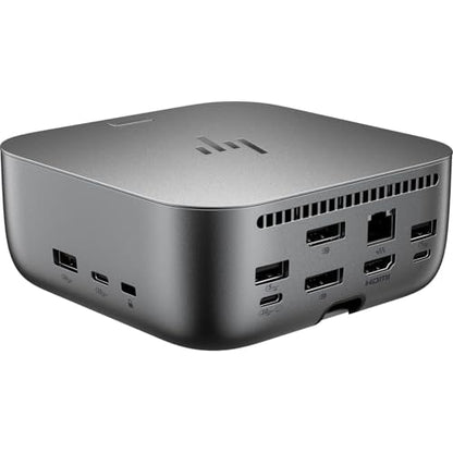 HP 280W Thunderbolt 4 Ultra Dock Port Replicator Bundle w/DKZ Hub (Universal Thunderbolt/USB-C Docking Station, Single Cable for Charging, Data Transfers to Any Brand Laptop)