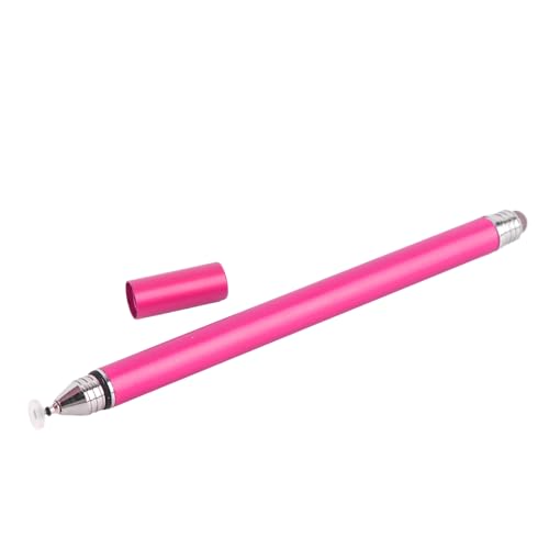 Dioche Capacitive Stylus Pen 2 in 1 Stylus Pen - High Sensitivity Double End Capacitive with Two Tips for Touch Screen & Digital Calendar - Dark Blue (Pink) - color: Pink