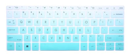 Keyboard Skin Cover Compatible with HP EliteBook 840 845 G9 G10 14" & HP EliteBook 830 835 G9 G10 13.3 inch Laptop, HP Keyboard Accessories (Not fit 840 845 1040 G8 G7 G6 G5 G4 G3) - Gradient Mint - color: Gradient Mint