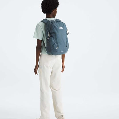 The North Face Women's Vault Everyday Laptop Backpack - Commuter Travel Bag, Water-Repellent, Spacious Main Compartment, Granite Grey Light Heather/Frost Grey, One Size - color: Granite Grey Light Heather/Frost Grey