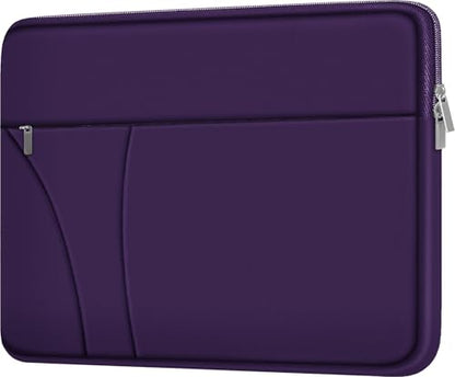 Laptop Sleeve Case 14 inch, Slim Traveling Laptop Cover with Zippered Pocket, Shockproof Protective Carrying Briefcase Computer Bag for 14" MacBook Air/Pro, HP, Dell, Lenovo, Acer, Dark Purple - color: Dark Purple, size: 14 inch