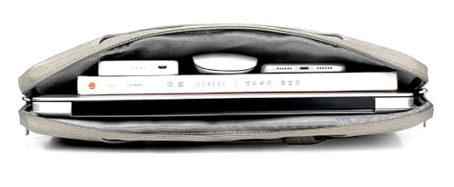 Dark Grey Laptop Shoulder Bag 15-16 Inch ONLY MacBook Pro 15 16 Air 15 M2 Dell XPS 15 G15 Gaming HP ProBook 450 Lenovo ThinkPad E15 T15 ASUS TUF Gaming A15 Acer Nitro 5 Business Professional - color: Dark Grey, size: Large 15-16 Inches