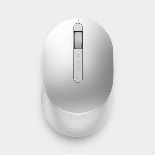 Dell Premier Wireless Mouse MS7421W, Rechargeable, Bluetooth | 2.4GHz, USB-C Charging, 3 Year Advanced Exchange, 7 Buttons, Platinum Silver - color: Platinum Silver