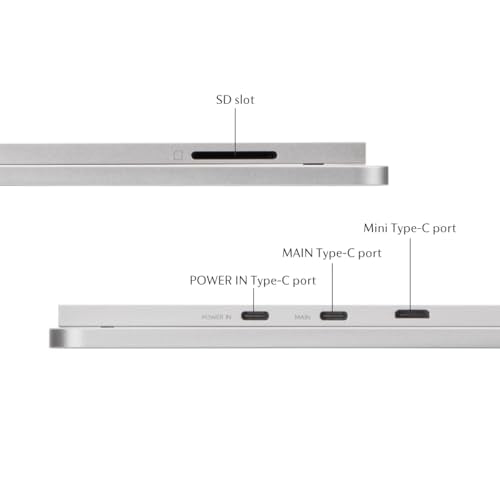 SOTSU FlipAction Elite 16" | 4K Portable Monitor | 3840 x 2400 (UHD+) | 60 Hz | 100% DCI-P3 | 450 Nits | Pivot Rotate | Full Metal CNC | Perfect Match for Mac and Windows (Silver) | 3840x2400 UHD+ | 60Hz | 100% DCI-P3 | 450 Nits | Pivot Rotate | Full Meta