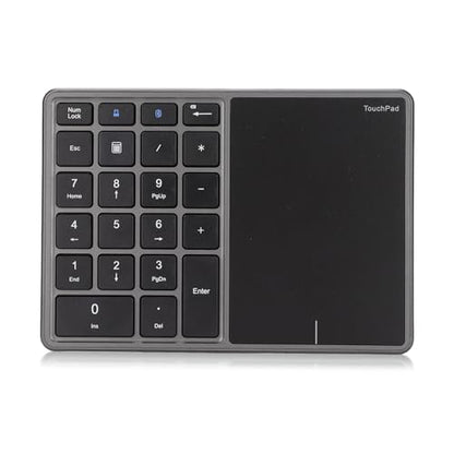 Yoidesu 22 Keys Numeric Keypad with Touchpad, 5.0/2.4G Touch Pad Number Pad, Type C Portable Numpad Financial Accounting with USB Receiver for Laptop