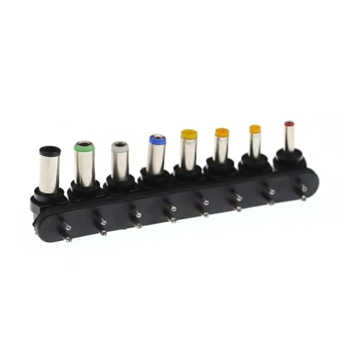 8Pcs/Set Universal AC DC Power Supply Charger Adapter Tips Connector for Notebook Laptop Charging