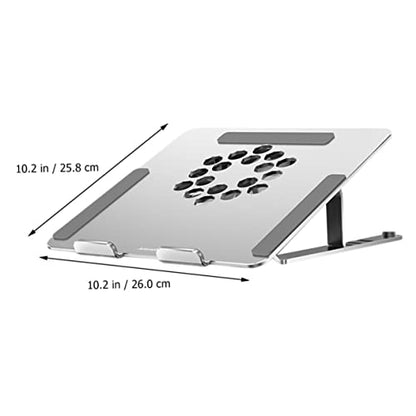 TEHAUX Laptop Cooler with RGB LED Adjustable Height and Angle Quiet Fan for Enhanced Cooling for Use