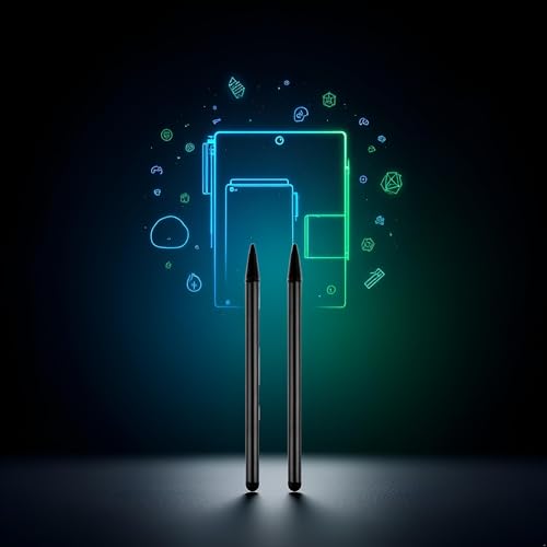 2Pcs Black Stylus Pens for Touch Screens,Stylus Pen Universal Touch Screen capacitive Touch Screen Devices Capacitive Stylus Compatible for iPad,Samsung Galaxy,Touch Screen Smartphones, Accessories