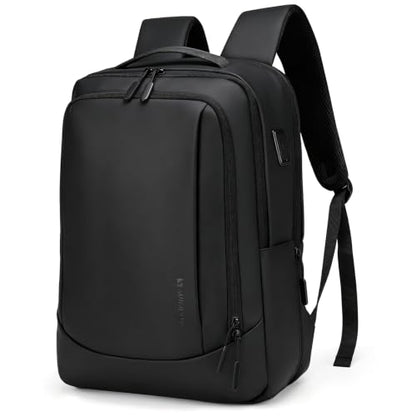 38L Travel Backpack 17" Laptop Backpack W/USB-C Port, Expandable Carry-On Bag, TSA Approved for Business College, Black - color: Black