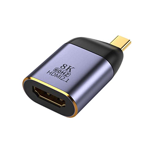 xiwai USB4 USB-C Type-C Source to Female HDMI 2.0 Display 8K 60HZ UHD 4K HDMI Male Monitor Adapter - style: USB-C Type-C Male to HDMI 2.0 Female 8K 60HZ