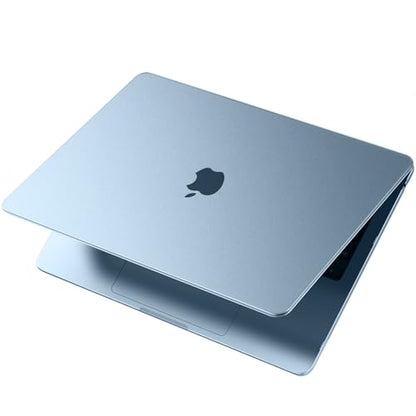 Macaset for MacBook Air 15 inch Case M5 M4 M3 M2 2026-2023 Mac Laptop Cover | Sky Blue Color Match, Matte Clear, Anti Fingerprint & Scratch, Close Seamless, Protective Hard Shell, Ultra Thin Snap on Fit - color: Sky Blue Clear