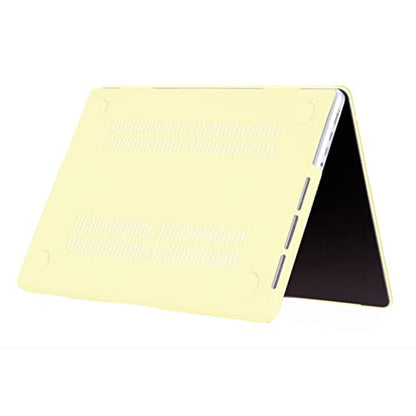 Se7enline for MacBook Pro 14 inch Case 2026-2021 M5 M4 M3 M2,Mellow Yellow | 2 in 1 Matte Hard Shell Laptop Case with Keyboard Cover Anti-Scratch Heat Dissipation Full Port Access Slim Lightweight - color: Mellow Yellow