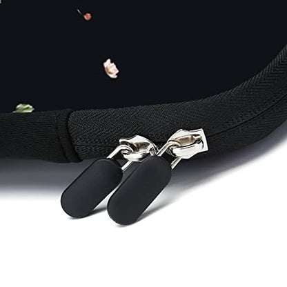 15.6" Laptop Sleeve 14" 15" 15.4" Chromebook Case Ultrabook Case Notebook Sleeves PC Messenger Bag (Flowers) - color: flowers