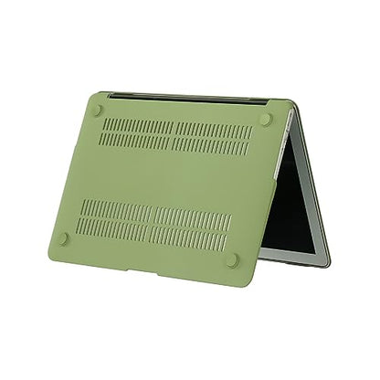 RUBAN Case Compatible with MacBook Air 13 Inch (Models: A1369 & A1466, Older Version 2010-2017 Release), Slim Snap On Hard Shell Protective Cover and Keyboard Cover (Chartreuse) - color: Chartreuse