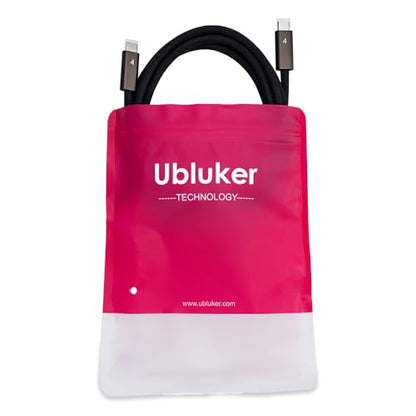 Ubluker USB C to USB C Cable 40Gbps 3.3 FT, 240W 100W 60W USB4 Cable 24PIN with Thunderbolt 4 Emarker 48V 5A PD 3.1 Video Audio Data Charger for iPhone17 16 15 Galaxy S26 25 Display PC MacBook - size: 3.3 feet