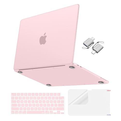 MOSISO Matte Finish Case Compatible with MacBook Neo 13 inch 2026 Release Model A3404, 4 in 1 Kit Ultra-Thin Exact-Fit Scratches & Fingerprints Resistant Protective Hard Shell Case Cover, Blush Clear - color: Blush Clear