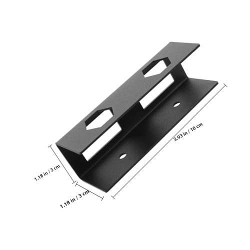 Didiseaon Desk Metal Laptop Bracket and Keyboard Holder for Office Use, Black Compact Mounting Stand with Storage Shelf Compatible with Tablets and Laptops