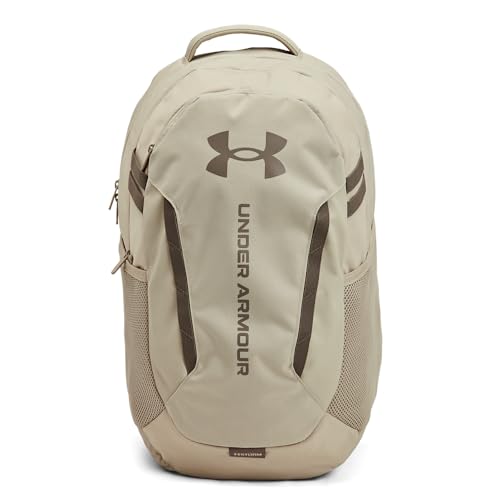 Under Armour Unisex-Adult Hustle 6.0 Backpack, (289) Khaki Base/Khaki Base/Taupe Dusk, One Size Fits Most - color: (289) Khaki Base / Khaki Base / Taupe Dusk, size: One Size