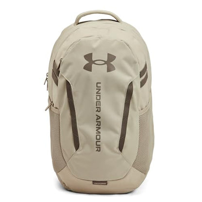 Under Armour Unisex-Adult Hustle 6.0 Backpack, (289) Khaki Base/Khaki Base/Taupe Dusk, One Size Fits Most - color: (289) Khaki Base / Khaki Base / Taupe Dusk, size: One Size