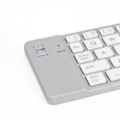 LICAEVEY Foldable Bluetooth Keyboard, Slim Portable Wireless Dual Mode with Silent Operation and Soft Keystrokes, for Smartphones Tablets Laptops Desktop Travel Outdoor Work (White)