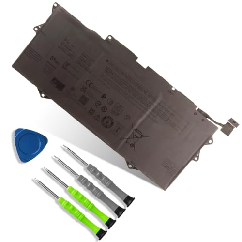 YM15G Laptop Battery Replacement for Dell XPS 13 9315 Series (Not Replacement for 9315 2-in-1) 0YM15G 0W6D4H 0G9FHC 51Wh 11.55V 4191mAh - size: 9.93*3.34*0.23 inch YM15G
