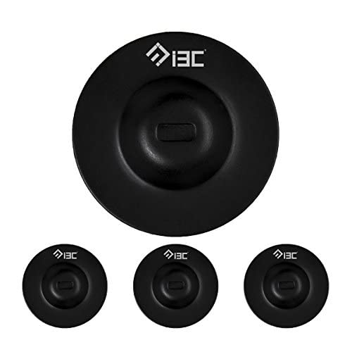 Anchor Plate Adhesive Security Plate, Laptop Lock Plate with Slot, Universal Lock Plate for Laptop, Monitor, Smart Phone,Tablet, Other Electronic Products 4 Pack (Black) - color: Black