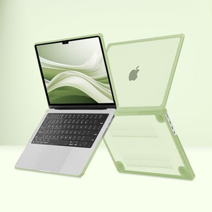 MOSISO Compatible with MacBook Pro 14 inch Case M5 M4 M3 M2 M1 2026-2021 | 3 in 1 Kit Anti-Crack Hard Shell with TPU Bumper, A3427 A3426 A3434 A3112 A3185 A3401 A2918 A2992 A2779 A2442, Sage Green - color: Sage Green