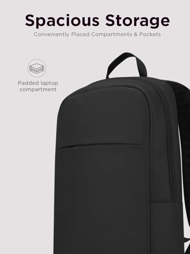 Lenovo Laptop Backpack B215 for Computers Up to 15.6-Inch – Multi Compartment Water Repellant Bag for Travel, Professional Use, College, Work - Black (Large) - size: 15.6 inch