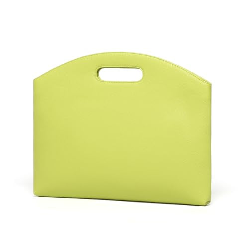 Official Document Computer Bag Stylishly Sleek with Multiple Compartments and Easy to Carry Design - color: Grass/Pu