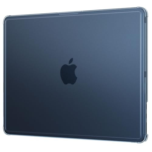 EooCoo Reinforced Anti-Crack Case for MacBook Air 13 inch,M5-M2 2026-2022 | True-to-Device Matte Texture, Anti-Fingerprint, Perfect Fit, Hard Shell Laptop Cover for MacBook Air 13.6 inch - color: Midnight