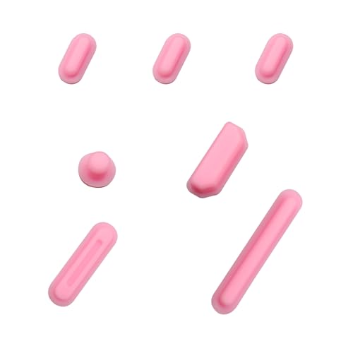 14 PCS Dust Plug Cover Dirt Plug Cups Set for MacBook Pro 14/MacBook Pro 16 M5-M1 Pro/Max 2026-2021, Dust Plug for HDMI, Thunderbolt, SD, Charger Port & Headphone Accessory Protective Cover-Pink - color: Pink, size: 14 PCS