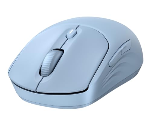 HP 400 Quiet Wireless Mouse, Dual Bluetooth & 2.4GHz, Soft Silicone, Quiet Clicks, Microsoft Wheel, 24-Month Battery, 6000 DPI, Ambidextrous, Eco-Friendly Design, Multi-OS, Blue - color: Blue