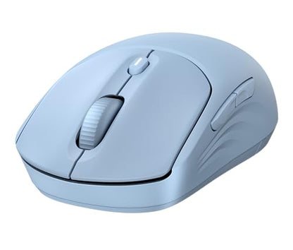 HP 400 Quiet Wireless Mouse, Dual Bluetooth & 2.4GHz, Soft Silicone, Quiet Clicks, Microsoft Wheel, 24-Month Battery, 6000 DPI, Ambidextrous, Eco-Friendly Design, Multi-OS, Blue - color: Blue