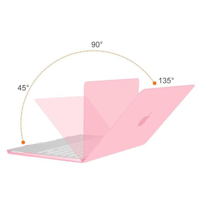 MOSISO Compatible with MacBook Neo Case 13 inch 2026 A3404 A18 Pro Chip | Scratch-Resistant Ultra-thin Protective Hard Shell Case Cover, Pink - color: Pink