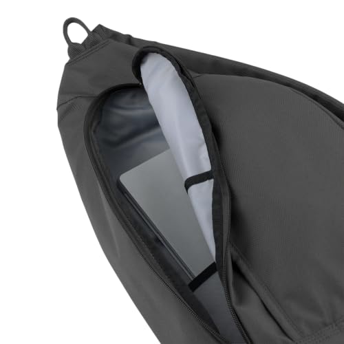 Carhartt Durable Sling Bag, Crossbody Backpack with Side Release Buckle, Tablet Sleeve and Adjustable Strap, Gravel, 10L - color: Gravel