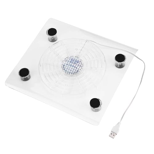 Laptop Cooling Pad, Laptop Cooling Stand Ultra Quiet USB Laptop Cooling Tray Notebook Cooler Cooling Pad Stand Chill Mat with LED RGB Lights