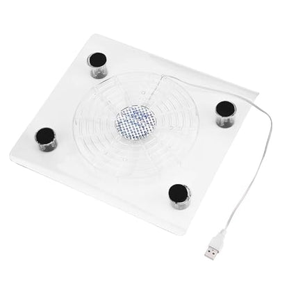 Laptop Cooling Pad, Laptop Cooling Stand Ultra Quiet USB Laptop Cooling Tray Notebook Cooler Cooling Pad Stand Chill Mat with LED RGB Lights