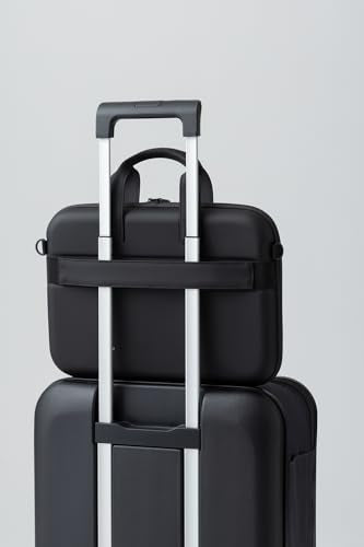 Rollink Laptop Case EVA Hard-Shell, Water-Resistant Computer or Table Bag with Shoulder Strap, Organized Travel Storage - color: Charcoal Landscape