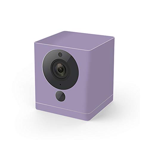 MightySkins Skin Compatible with Wyze Cam V2 - Solid Lavender | Protective, Durable, and Unique Vinyl Decal wrap Cover | Easy to Apply, Remove, and Change Styles | Made in The USA - color: Lavender