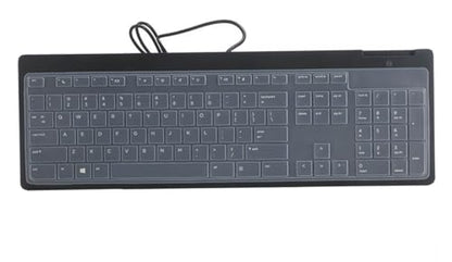 Silicone Keyboard Skin Cover Compatible for HP USB Slim Business Keyboard KU-1469 SK-2120 KB-1469 803181 KBAR211 T4E63AT and HP EliteOne 800 G4 All-in-One PC (Clear)