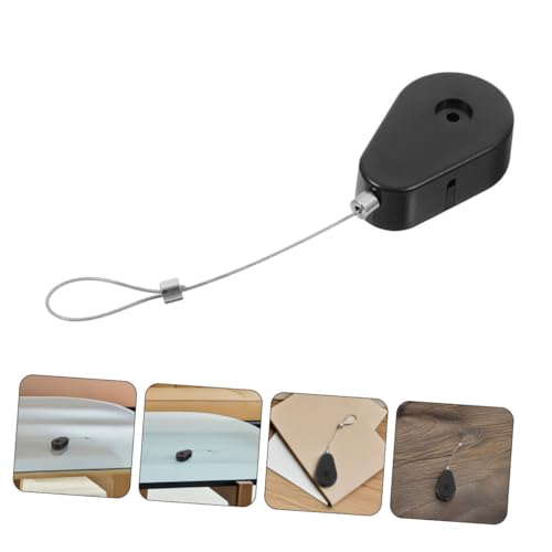 TEHAUX Security Cable Lock Laptop Cable Lock Theft Steel Wire Retractable Case Wire Holders for Home Office