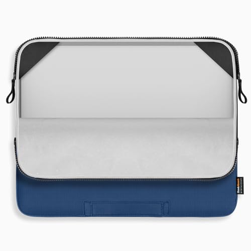 13.3-14 inch Laptop Sleeve Case Protective Briefcase Computer Bag, Blue | Waterproof Polyester, Fits Most Laptop Models, Shockproof Interior, Smooth Zippers, Slim Profile - color: Blue, size: 14inch